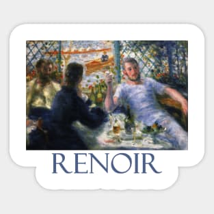 The Rowers' Lunch by Pierre-Auguste Renoir Sticker